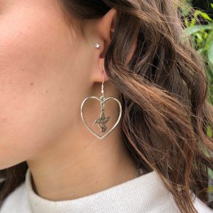 Boucles d'oreilles colibri