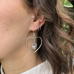 boucles d'oreilles sacré coeur ex-voto