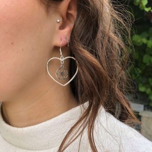 Boucles d'oreilles graine de vie