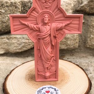 statuette jésus-christ corail