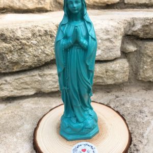 vierge marie vert émeraude