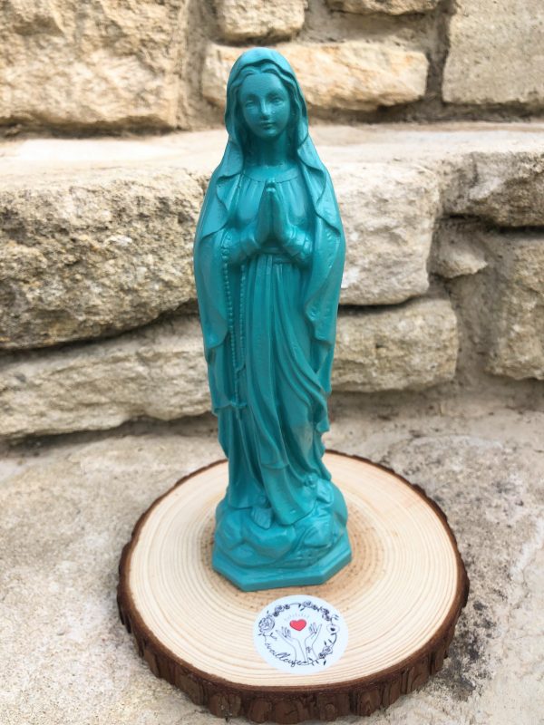 vierge marie vert émeraude