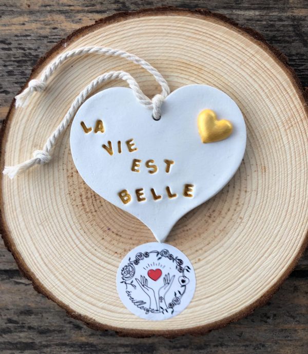 coeur en argile la vie est belle