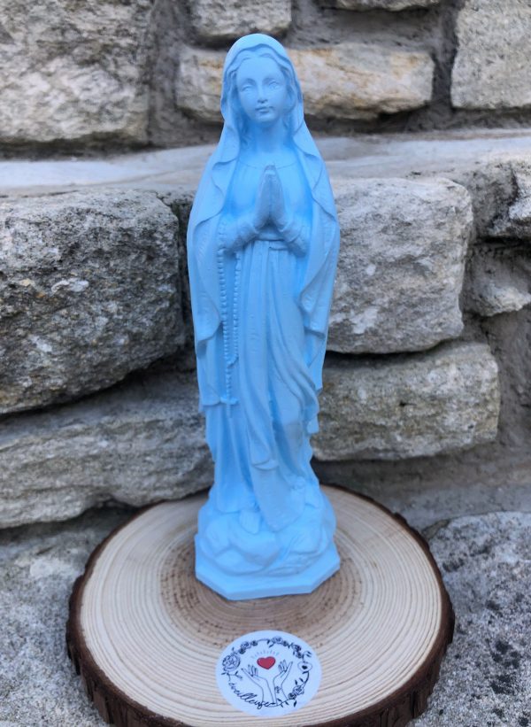vierge marie bleu ciel